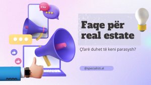 Faqe për Real Estate - Çfarë duhet të keni parasysh